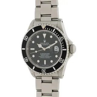 Rolex Submariner 16610 Stainless steel Black