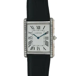 Cartier Tank Louis Cartier 3281 18k white gold Silver