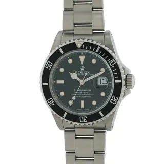 Rolex Submariner 16610 Stainless steel Black