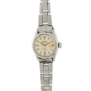 Rolex Oyster Perpetual Lady Date 6516 Stainless steel White