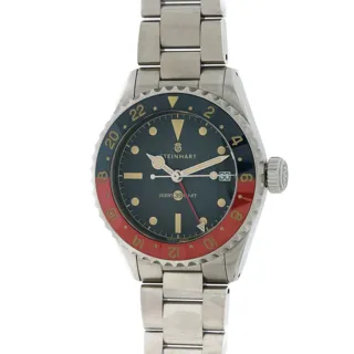 Steinhart Ocean GMT Stainless steel Black