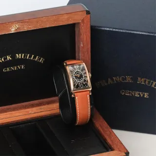 Franck Muller Long Island 902 QZ 23mm 18k rose gold Black