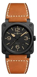 Bell & Ross Instruments BR0392-HERITAGE-CE 42mm Ceramic Black