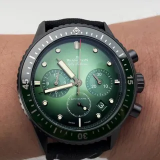 Blancpain Fifty Fathoms Bathyscaphe Chronographe Flyback 5200-0153-B52A 43.6mm Ceramic Green