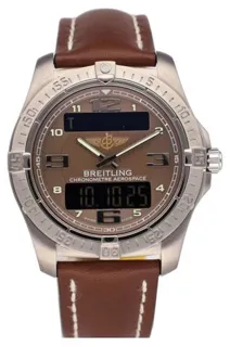 Breitling Aerospace E79362 42mm Titanium Brown