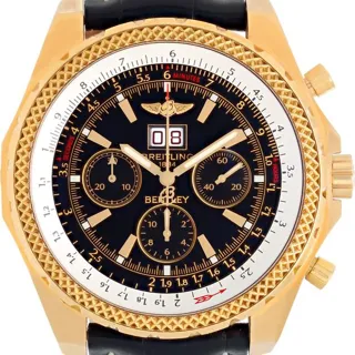 Breitling Bentley K44362 46mm Yellow gold Black