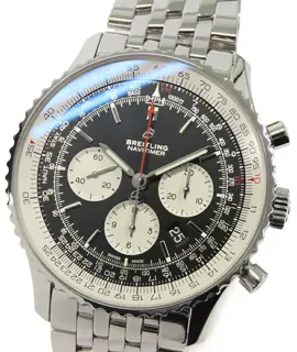 Breitling Navitimer 1 AB0127211B1A1 AB0127 46mm Stainless steel Black