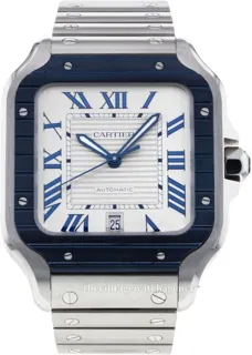 Cartier Santos WSSA0047 Stainless steel Silver