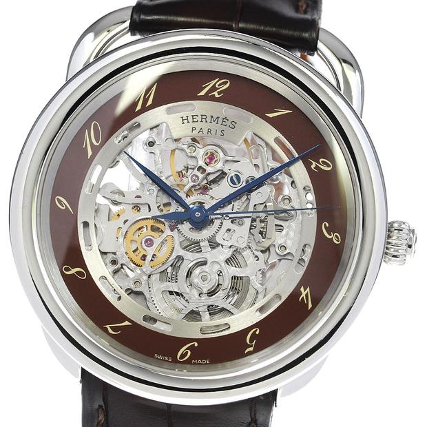 Hermès Arceau AR6.710 Stainless steel Skeletonized Japan | Dealer 