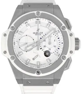 Hublot King Power 709.ZE.2110.RW 48mm titanium$zirconium White