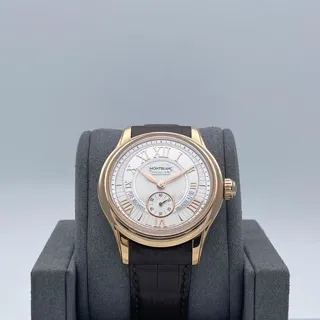 Montblanc Villeret 106497 40mm Rose gold White