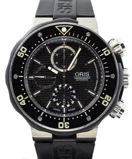 Oris ProDiver 01 674 7630 7154-Set 51mm Ceramic and Titanium Black