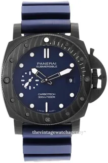 Panerai Submersible PAM 01232 Carbotech Blue