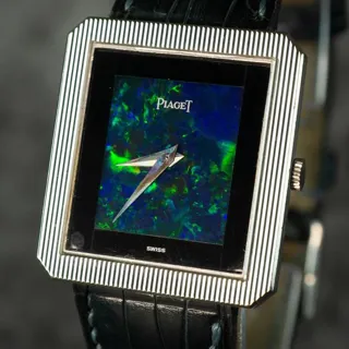 Piaget Protocole 8154 25mm White gold Green