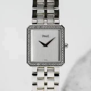 Piaget Protocole 50155 M601D - 18K 25mm White gold Silver