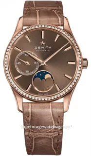 Zenith Elite 22.2310.692/75.c709 Rose gold Brown