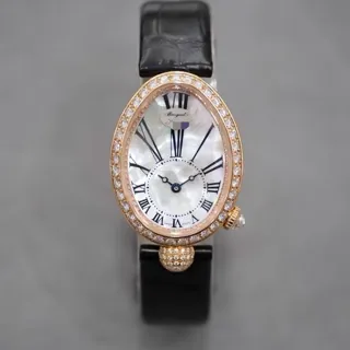 Breguet Reine de Naples 8928BR/51/944/DD0D3L 33mm Rose gold White