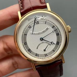 Breguet Classique 5207BA/12/9V6 39mm Yellow gold Silver