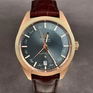 Omega Globemaster 130.53.41.22.03.001 41mm Sedna gold Blue