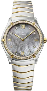 Ebel Sport Classic 13058-00 Yellow gold and Stainless steel Gray