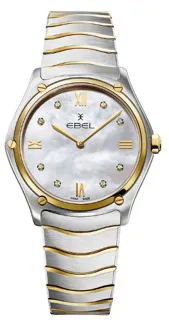 Ebel Sport Classic 13271-00 Yellow gold and Stainless steel White