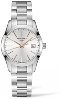 Longines Conquest 11626-00 Stainless steel weiu00df