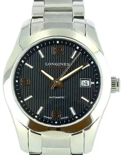 Longines Conquest Classic L2.285.4.56.6 29mm Stainless steel Black