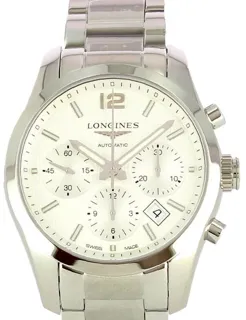 Longines Conquest L2.786.4.76.6 41mm Stainless steel Silver