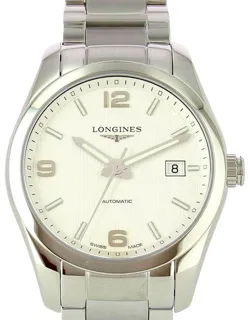 Longines Conquest L2.785.4.76.6 40mm Stainless steel Silver