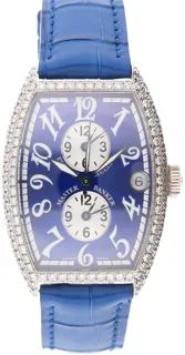 Franck Muller Master Banker 5850MB D 35mm Yellow gold Blue