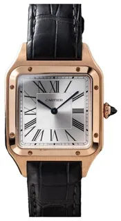 Cartier Santos Dumont WGSA0021 43.5mm Rose gold Silver