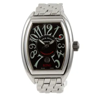 Franck Muller Conquistador King 8001 SC KING 38mm Stainless steel Black