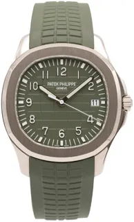 Patek Philippe Aquanaut 5168G-010 42mm White gold Green