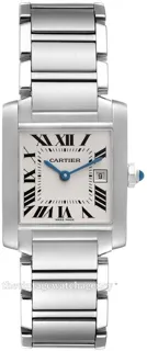 Cartier Tank Française W51011Q3 Stainless steel Silver