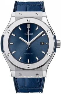 Hublot Classic Fusion 542.NX.7170.LR 42mm Titanium Blue