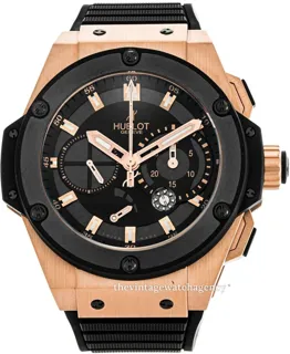 Hublot King Power 709.OM.1780.RX 48mm Rose gold Black