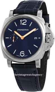 Panerai Luminor Due PAM 01274 42mm Stainless steel Blue