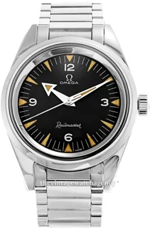 Omega Railmaster 220.10.38.20.01.002 Stainless steel Black