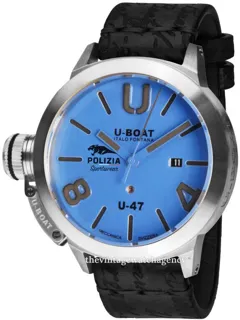 U-Boat Classico 9157 brushed/polished steel blue