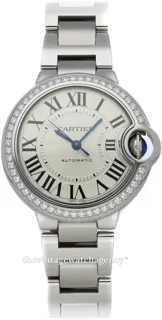 Cartier Ballon Bleu 33mm W4BB0016 33mm Stainless steel Silver