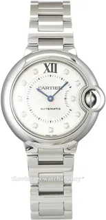 Cartier Ballon Bleu 33mm WE902074 33mm Stainless steel Silver