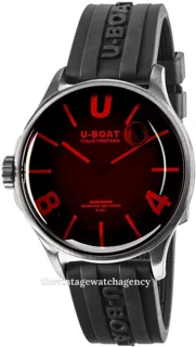 U-Boat Darkmoon 9305 Stainless steel Black