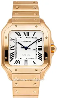 Cartier Santos de Cartier WGSA0007 40mm Rose gold Silver