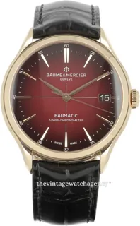 Baume & Mercier Clifton M0A10591 39mm Rose gold Red