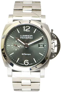 Panerai Luminor PAM01640 40mm Stainless steel Green