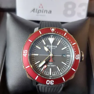 Alpina Seastrong AL-247LGBRG4TV6 44mm Stainless steel Gray