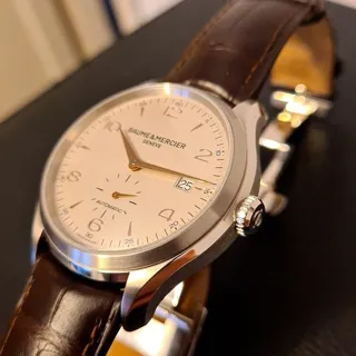 Baume & Mercier Clifton MOA10054 41mm Stainless steel Silver