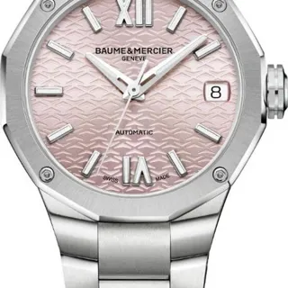 Baume & Mercier Riviera M0A10675 36mm Stainless steel Pink