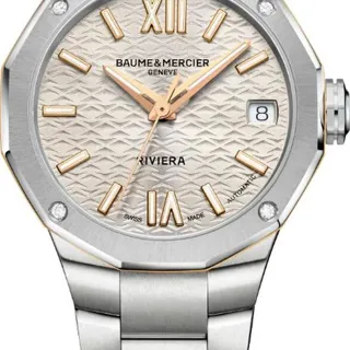 Baume & Mercier Riviera M0A10730 33mm Stainless steel Champagne