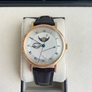 Breguet Classique 7787br/12/9v6 39mm Rose gold Silver